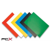 FELLOWES Hátlap, A4, 250 g, fényes, FELLOWES "Chromolux", piros