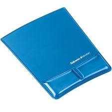 FELLOWES Health-V Crystal egéralátét csuklótámasszal kék (9182201) (9182201) egérpad