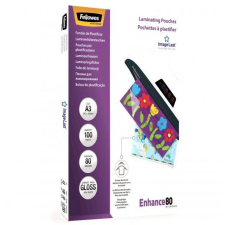 FELLOWES ImageLast Lamináló fólia, A3, 80 mikron, fényes, 100 db lamináló fólia