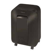 FELLOWES Iratmegsemmisítő fellowes powershred lx201 2x12mm mikro-konfetti 12 lap p5 fekete 5050001 iratmegsemmisítő