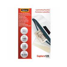 FELLOWES Lamináló fólia, 54x86mm, 125 mikron, fényes, 100 db/doboz, (5306302) (5306302) lamináló fólia