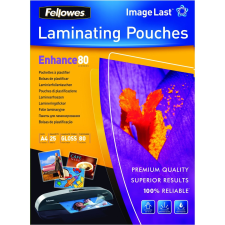 FELLOWES lamináló fólia 80µ A4 25 db (5396205) lamináló fólia