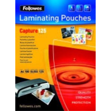 FELLOWES laminálógéphez fényes meleglamináló fólia 125 mikron, A4 (IFW53963) lamináló fólia