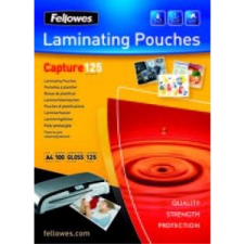 FELLOWES laminálógéphez fényes meleglamináló fólia 125 mikron, A4 (IFW53963) (IFW53963) lamináló fólia