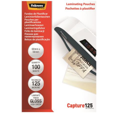 FELLOWES Meleglamináló fólia, 125 mikron, 60x90 mm, fényes, 100 db, FELLOWES lamináló fólia