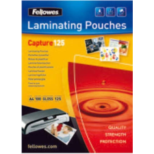 FELLOWES Meleglamináló fólia, 125 mikron, A6, fényes, 100 db, FELLOWES lamináló fólia
