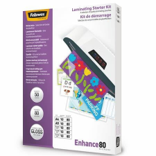 FELLOWES Meleglamináló fólia, 80 mikron fényes, 50 db (5328102) lamináló fólia
