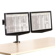 FELLOWES Monitortartó kar, kettő monitorhoz, FELLOWES "Professional Series™" monitor kellék