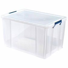 FELLOWES Műanyag tároló doboz, átlátszó, 85 liter, FELLOWES, ProStore™ (IFW77311) bútor