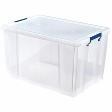 FELLOWES Műanyag tároló doboz, átlátszó, 85 liter, FELLOWES, &quot;ProStore™&quot; bútor