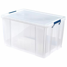 FELLOWES Műanyag tároló doboz, átlátszó, 85 liter, FELLOWES, "ProStore™" bútor