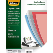 FELLOWES PET Előlap spirálozáshoz A4 200 mikron víztiszta 100db spirálozó gép