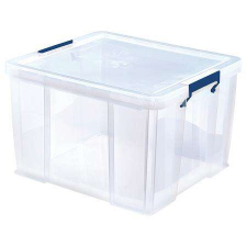 FELLOWES &quot;ProStore™&quot; 48 literes átlátszó műanyag tároló doboz bútor