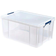 FELLOWES &quot;ProStore™&quot; 70 literes átlátszó műanyag tároló doboz bútor
