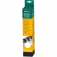 FELLOWES Spirál, műanyag, 12 mm, 56-80 lap, FELLOWES, 25 db, fehér spirálozó gép