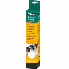 FELLOWES Spirál, műanyag, 14 mm, 81-100 lap, FELLOWES, 25 db, fehér spirálozó gép