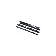 FELLOWES Spirál, műanyag, 19 mm, 121-150 lap, FELLOWES, 100 db/doboz, fekete spirálozó gép