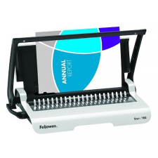 FELLOWES Spirálozógép fellowes star+ műanyag spirálkötéshez manuális 150 lap 5627501 spirálozó gép