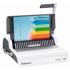  FELLOWES Spirálozógép, műanyag spirálkötéshez, manuális, 300 lap, FELLOWES &quot;Pulsar+&quot; spirálozó gép