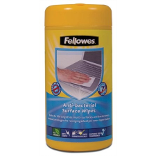 FELLOWES Tisztítókendő, felületek tisztításához, antibakteriális, 75+25 db, FELLOWES tisztító- és takarítószer, higiénia