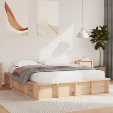  felnyitható tárolós ágykeret, 160 x 200 cm, masszív fenyő ágy és ágykellék