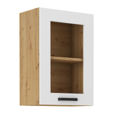  Felső szekrény, fehér/artisan tölgy, LULA 40 GS-72 1F bútor