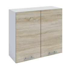  felsőszekrény, tölgy sonoma/fehér, FABIANA W - 80 bútor