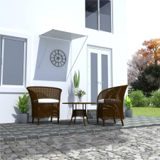  feltekerhető krémszínű napellenző 100 x 150 cm kerti bútor