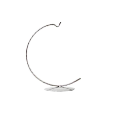  Fém állvány 15 cm-es díszhez, ezüst dekorációs kellék