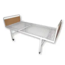  Fém betegágy / kórtermi ágy emelhető fejtámlával, kerekekkel 200x90 cm gyógyászati segédeszköz