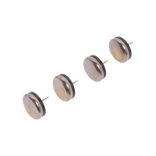 Fém bútoralátét szeggel átmérő 30 mm 4 darab bútor