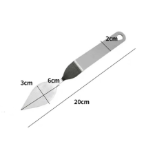 Fém csokoládé levéldísz készítő spatula-4 fajta - 2-es sütés és főzés