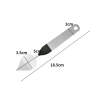  Fém csokoládé levéldísz készítő spatula-4 fajta - 3-as