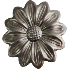  Fém díszítőelem margaréta 4,7cm dekorációs kellék