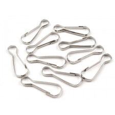  Fém karabiner - 20 db rövidáru
