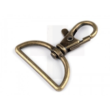  Fém karabiner búlytató - 10 db/csomag dekorációs kellék