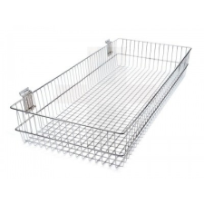  Fém kosár panelre akasztható -  40x90 cm dekorációs kellék