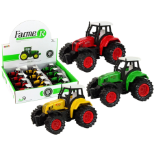 fém lendkerekes traktor játék autópálya és játékautó