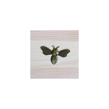  Fém méhecske, mérete: 34x55 mm dekorációs kellék