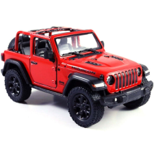  Fém modell 1:34 Jeep Wrangler, 12 cm, piros makett