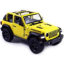  Fém modell 1:34 Jeep Wrangler, 12 cm, sárga makett