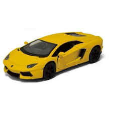  Fém modell 1:34 Lamborghini Aventador, 12 cm, Sárga makett