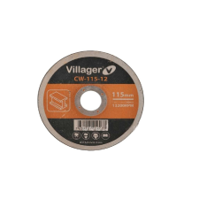  Fémvágó tárcsa CW11512 115 x 1,2 mm, Villager VL023769 csiszolókorong és vágókorong