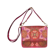 Fenna crossbody táska, Piros, 19x6x16 cm, Flores Felices kollekció kézitáska és bőrönd