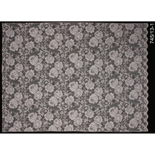 Fényáteresztő jacquard függöny fehér 250 cm magas méteráru lakástextília