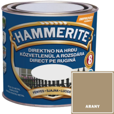 FÉNYES ARANY - HAMMERITE FÉMFESTÉK- KÖZVETLENÜL A ROZSDÁRA - 0,75L zománcfesték
