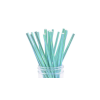  Fényes kék színű papír szívószál 25 db