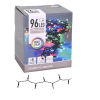 Fényfüzér 96 LED-es programos elemes (elem nélkül) multi color