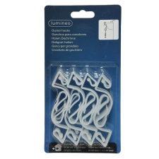  Fényfüzér akasztó csatornára 7cm 16db-os dekorációs kellék