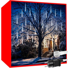 Fényfüzér jégcsap 36 LED 50 cm hideg fehér karácsonyfa izzósor